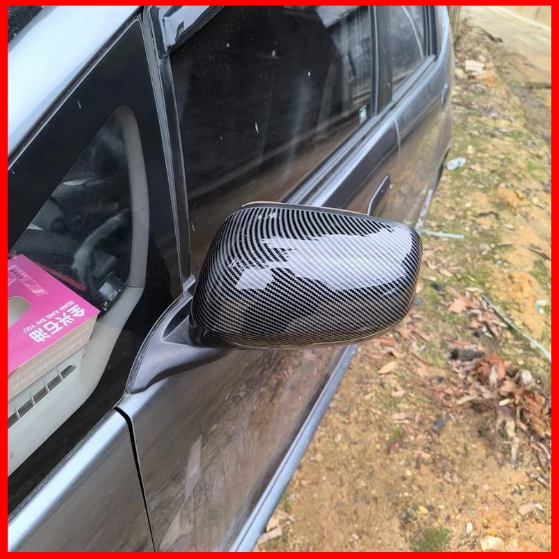 

Car Styling For HONDA FIT JAZZ 2009-2013 GE6 GE8 Rearview Mirror Cover Cap Housing Shell Auto Parts Accessories