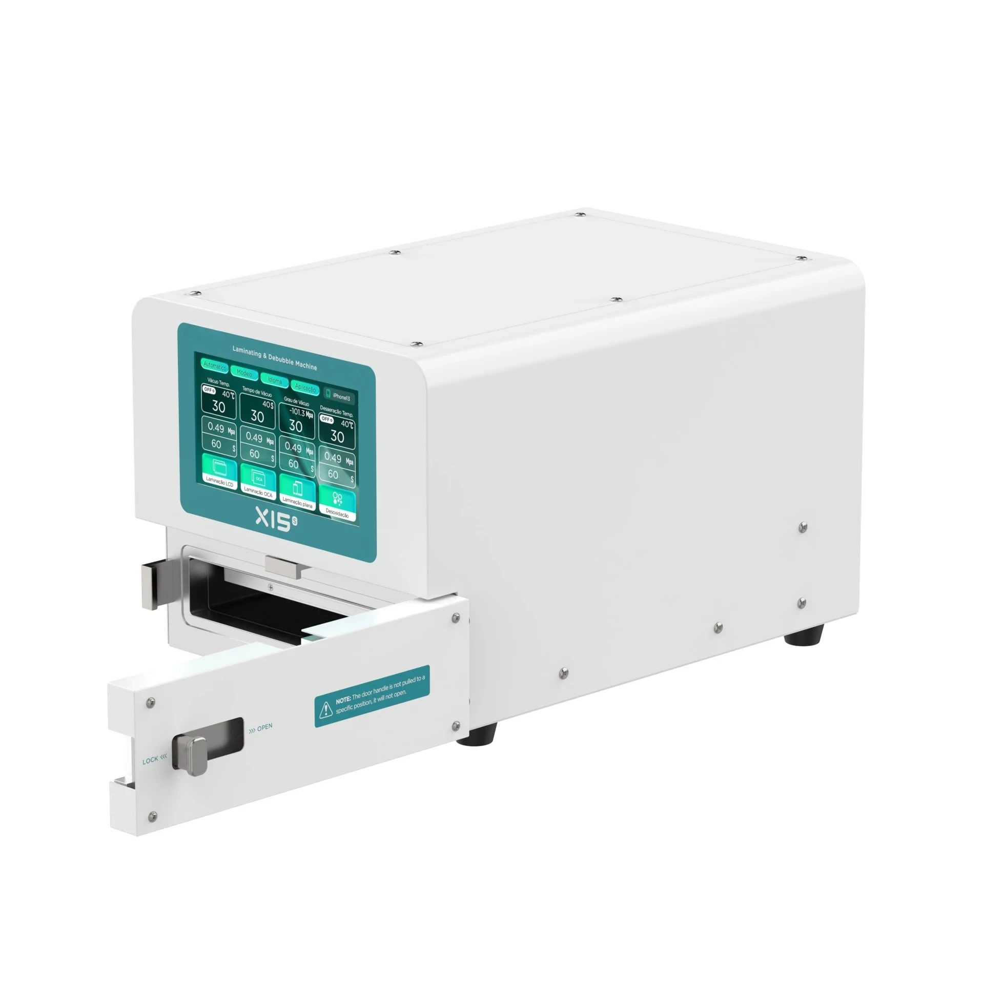 آلة تصفيح الفراغ X15S مقاس 15 بوصة تصفيح احترافي لجميع أنواع شاشات LCD شاشات منحنية/مستقيمة