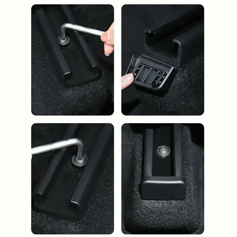 4Pcs Rear Seat Slide Rail Soft Rubber Plug Protection Car Interior Function Accessories For Tesla Model 3 Model Y 2021 NEW