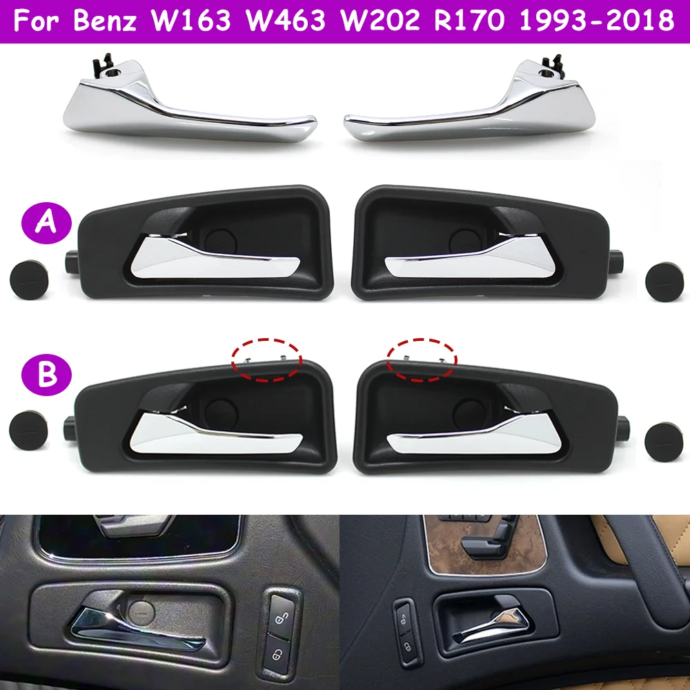 

W463 W163 W202 R170 Автомобильная передняя задняя левая и правая хромированная дверная ручка и замена в сборе для Mercedes Benz G Class