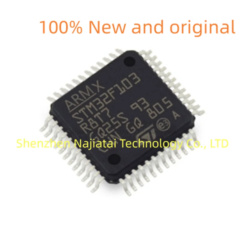 10PCS/LOT 100% New Original STM32F103R8T7 QFP64 IC Chip