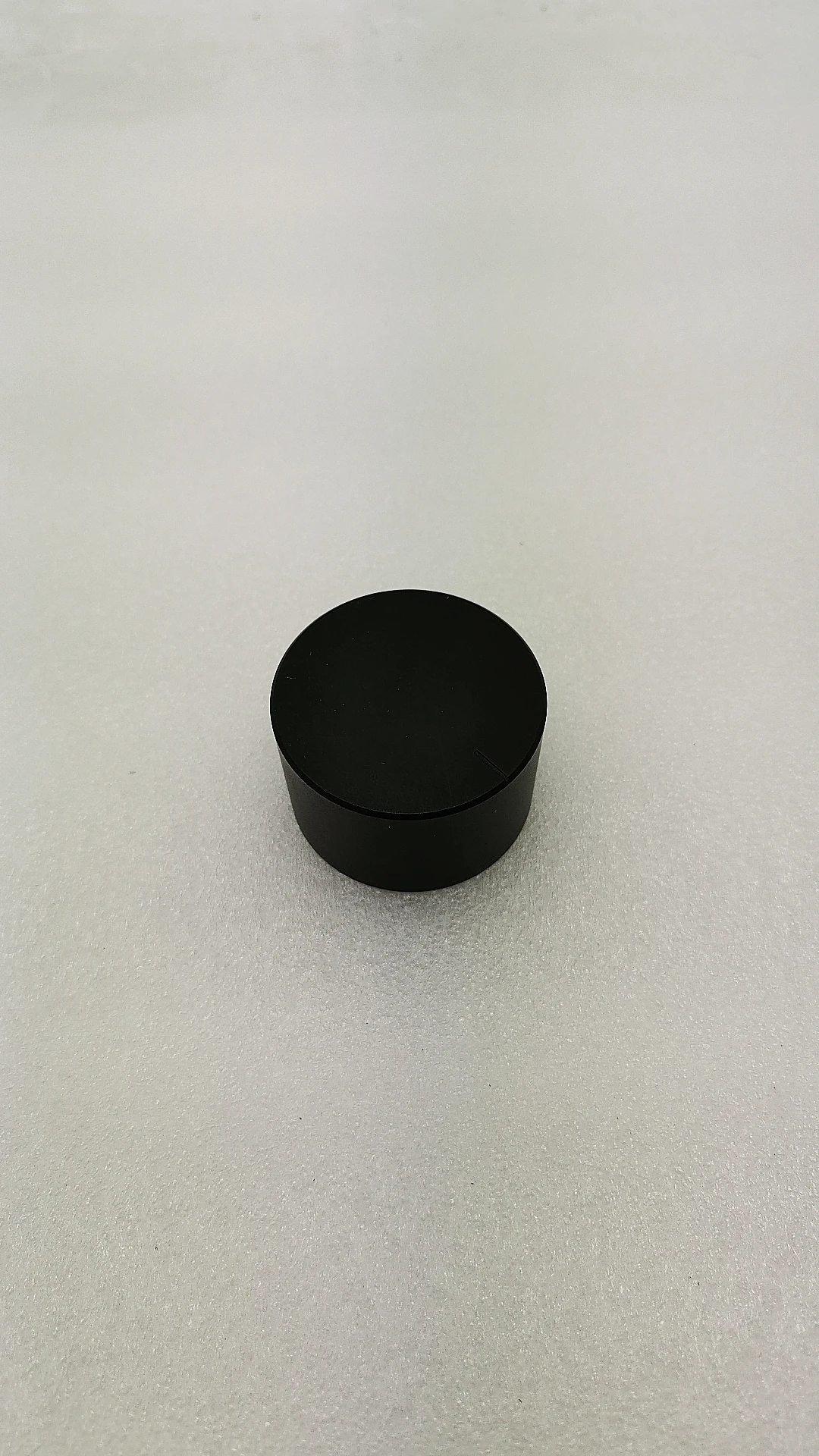 black Diameter 48mm Height 30mm Cylindrical solid aluminum power amplifier knob Potentiometer volume knob with Indicator