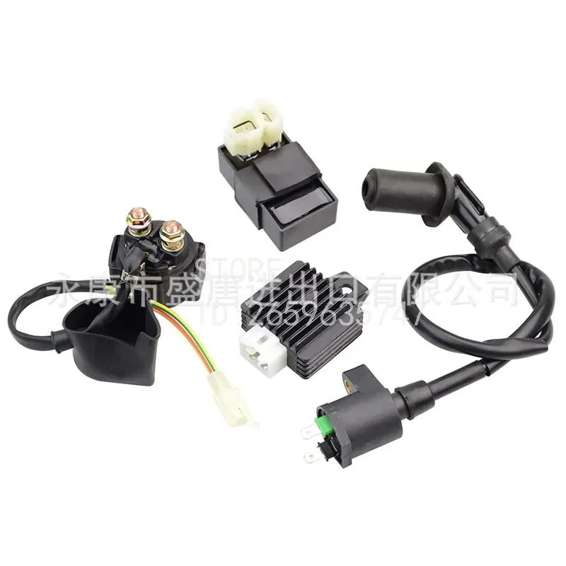 Ignition Coil 6 Pin CDI Relay Regulator for GY6 4 Stroke 50cc 150cc ATV Motorcycle