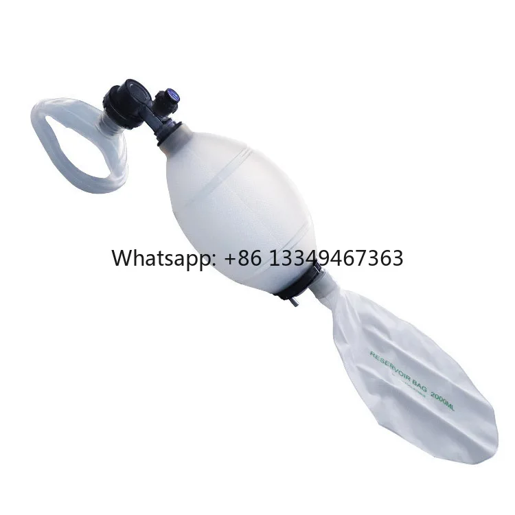 High Quality Silicone Manual Resuscitation Kit Ambubag Training Manikins for Adult CPR Training