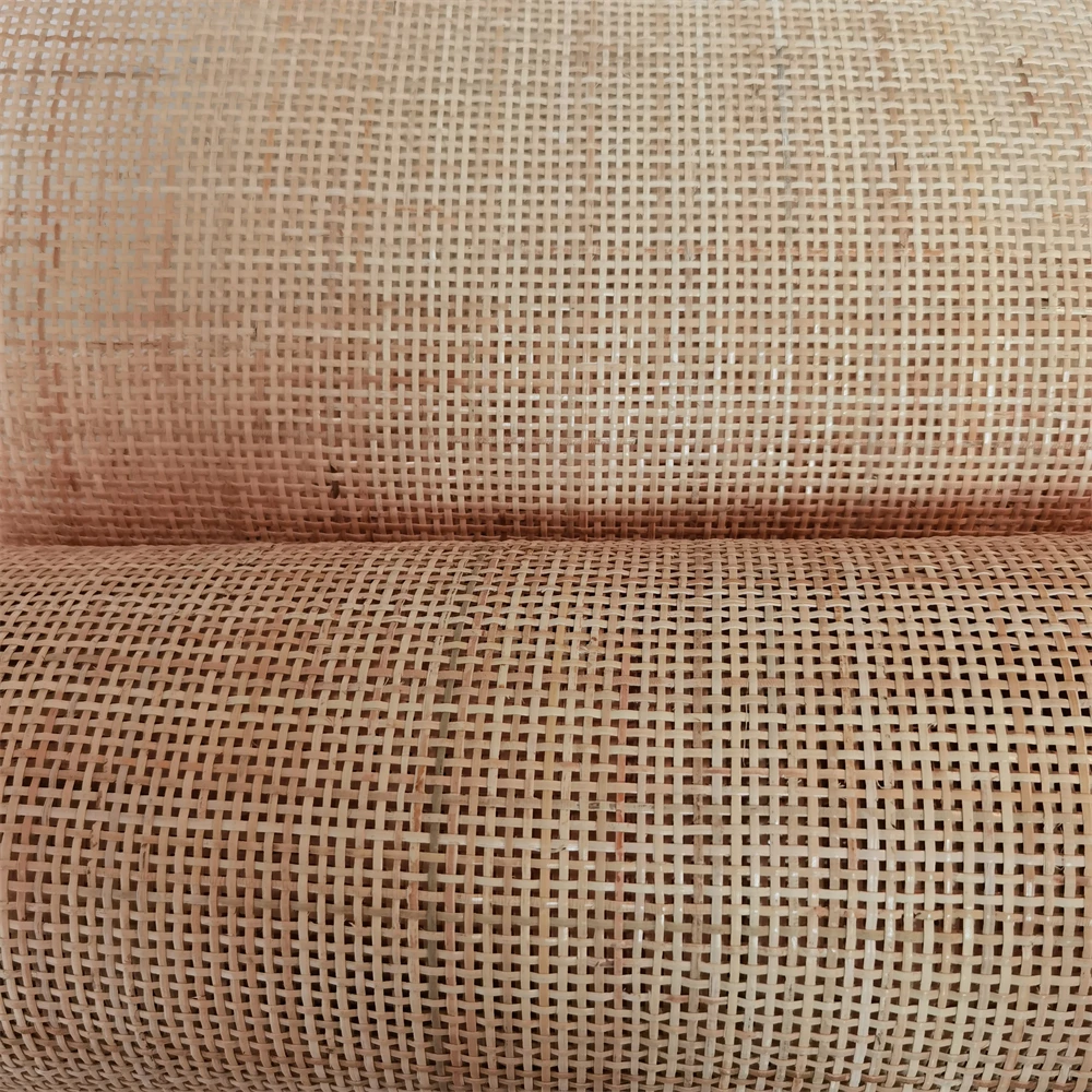 Natural Radio Weave Cane Webbing Mesh Original Rattan Webbing Mesh 15.75/17.72 Inches Width Table Furniture Material