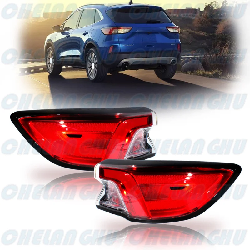 LED Tail Light For Ford Kuga Escape 2020 2021 2022 US Version 1 Pair Outer Side Rear Lamp Brake light Turn Signal accessories