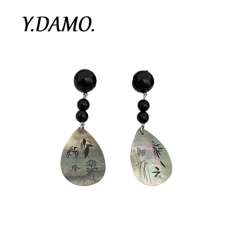 

Damo New Chinese Style Pendent Long Tassel Dangle Hanfu Accessory National Style Earrings For Women Girls Jewelry Gift Wholesale