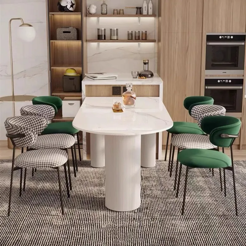 ^Luxury Nordic Dining Chairs Party Throne Ergonomic Events Designer Dining Chairs Minimalist Lounge Dressing Stoel Home Furnitur