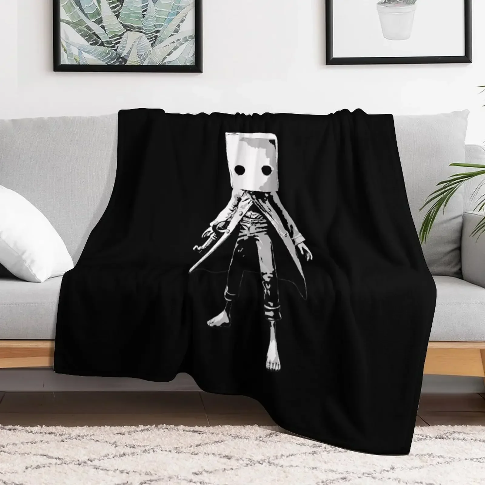 

Nightmares - Mono Throw Blanket Sofa Quilt Cute Plaid Soft Beds Nap Blankets