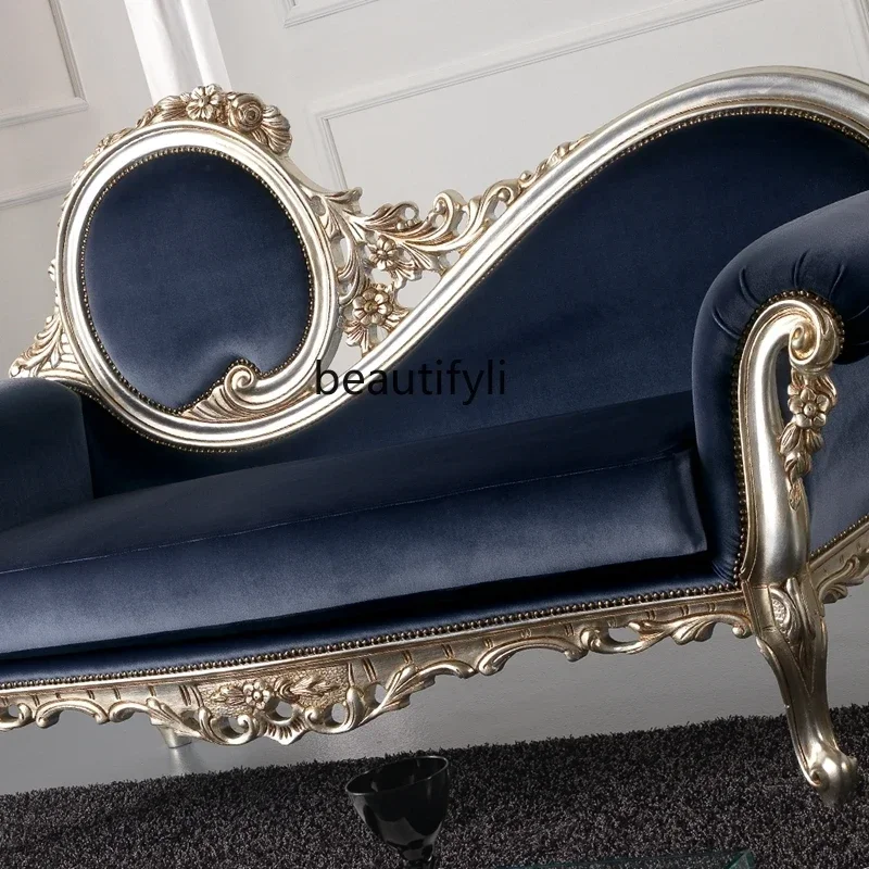 

High-end French luxury concubine chair European neoclassical single chair, luxury concubine lounge chair