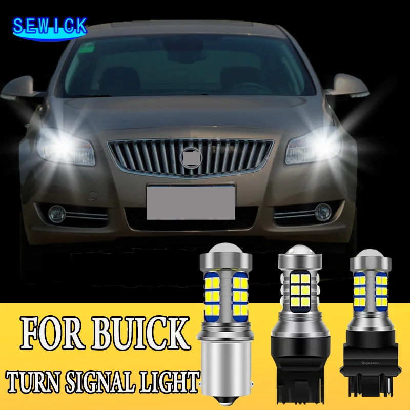2pcs LED Turn Signal Light Blub Lamp WY21W T20 7440A Canbus No Error For Buick Regal LaCrosse Encore Enclav 2013-2017 Envision
