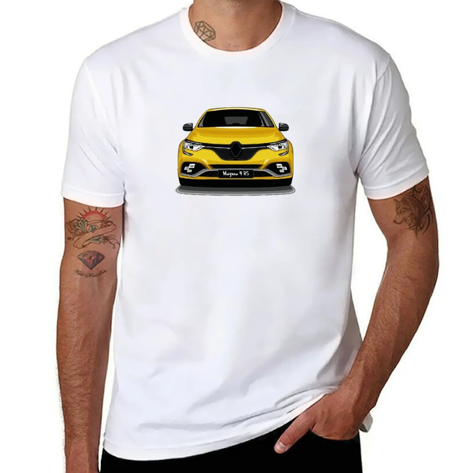 

Megane 4 RS - vector drawing T-Shirt man t shirt luxury anime t shirts oversize T-Shirt