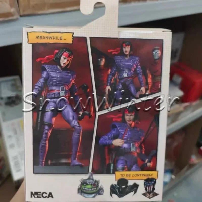 【In‑stock】Comic‑Style Karai Mercenaries 7‑Inch Movable Action‑Figure Collectible Ornament Model