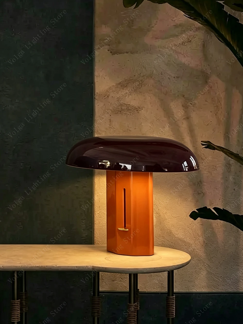 Get This Mushroom Series Table Lamp Modern Home Decor Vintage Bullfighting Desk Lights Green for Room Decoration