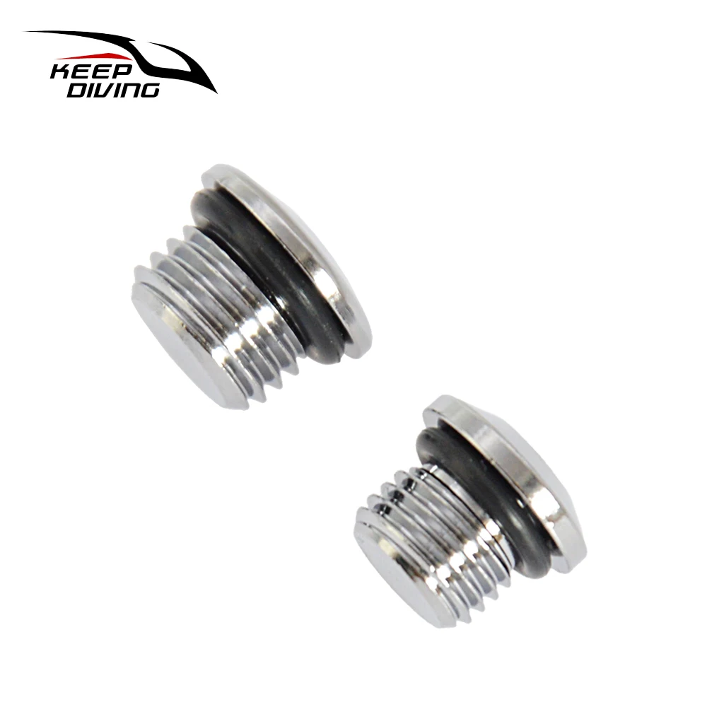 1Pcs Keep Diving Scuba Diving Regulator 1st stage High/ Low Pressure Port Plug Plug Screws 1st stage Accessories