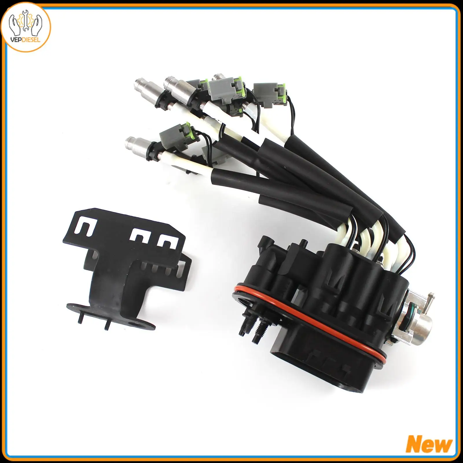 

12568332 FJ503 Spider Fuel Injector 6 Cylinder w/ Retaining Bracket SCPI to MPFIFJ10565 For 96-05 Chevrolet Chevy GMC GM 4.3L