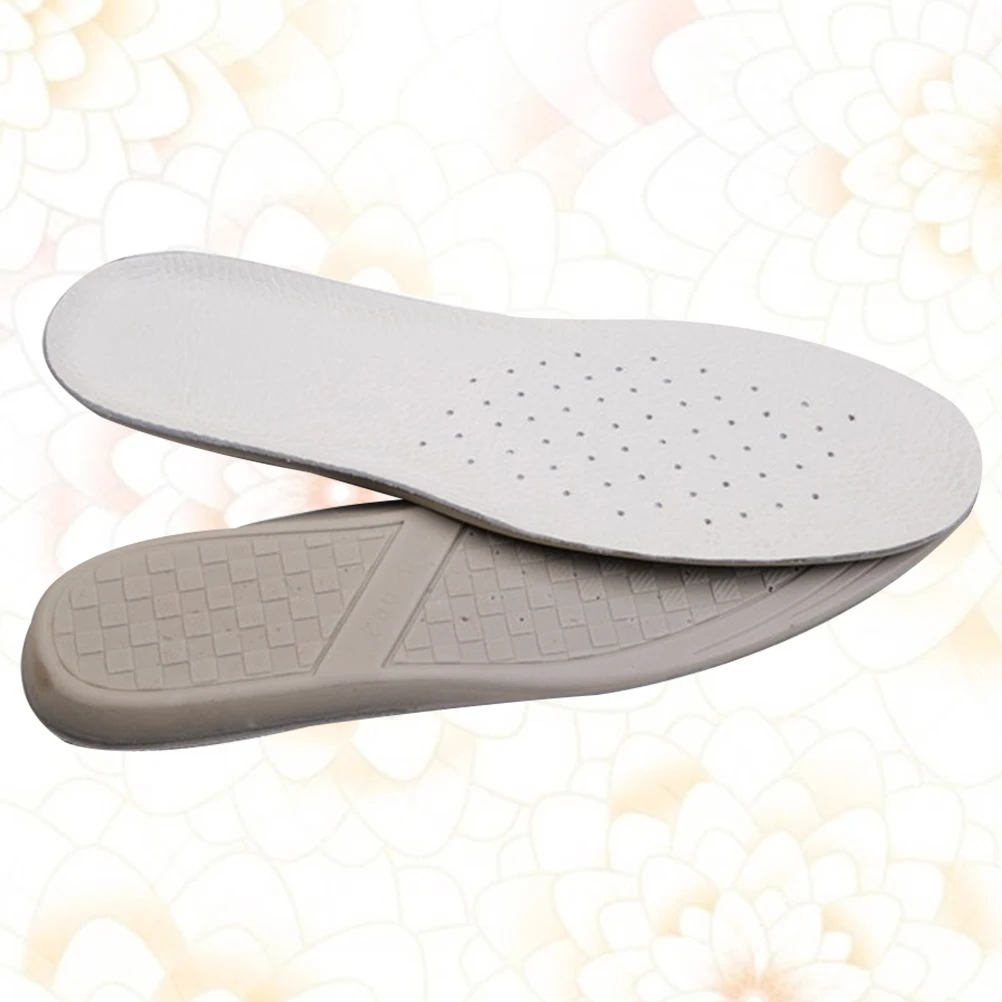 

Shoe Pads Latex Insoles Breathable Elastic Absorb Sweat Deodorant Emulsion Beige