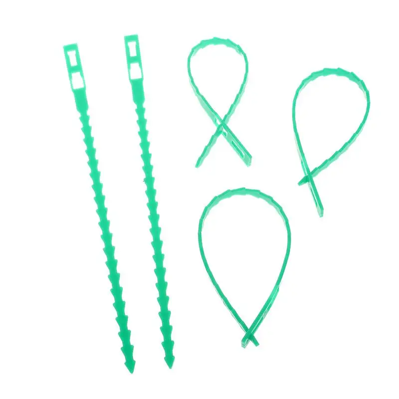 Reusable Garden Cable Ties Plant Vine Tree Shrubs Support Fastener Locking Nylon Adjustable Zipper Cables Ties Organizer Tools