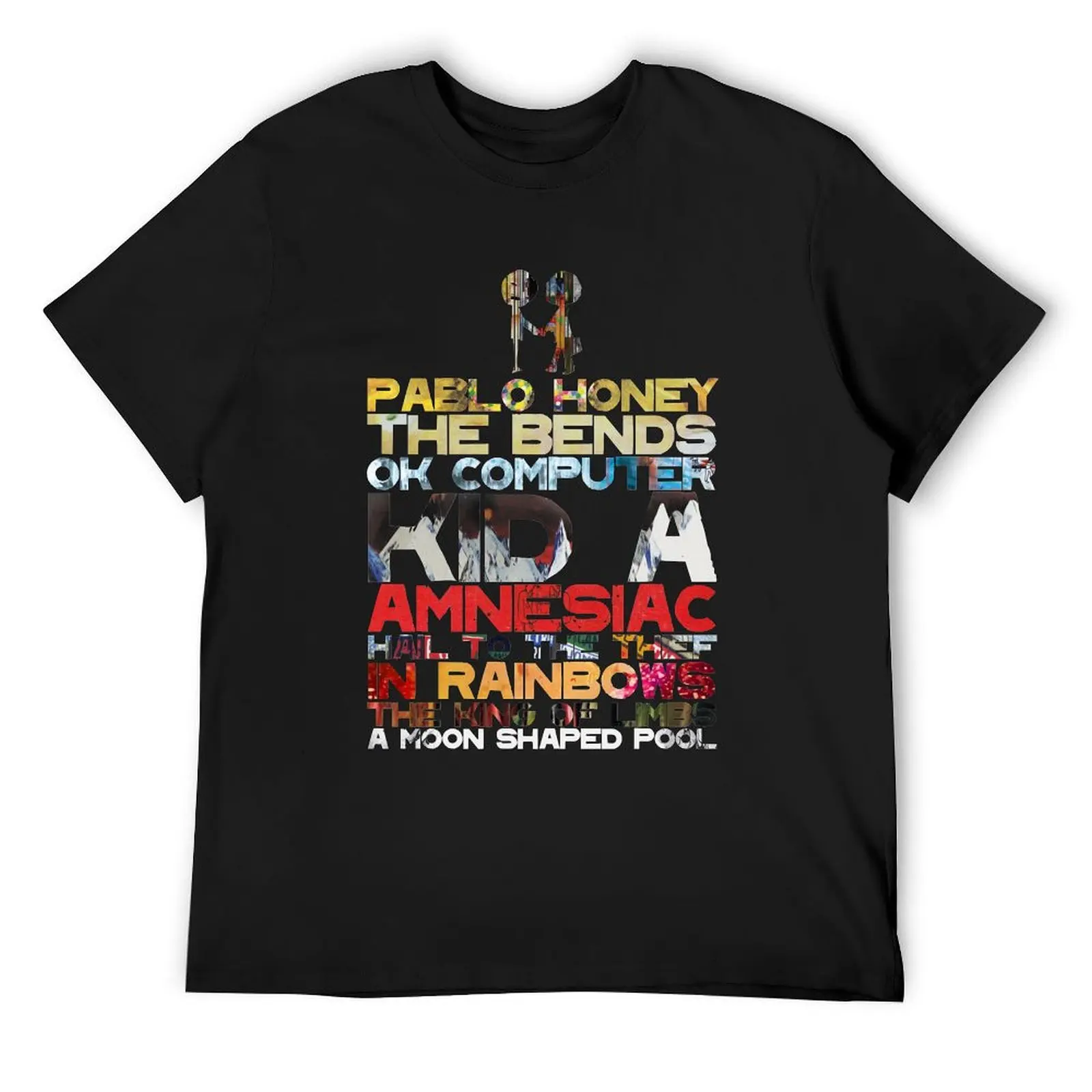 Radioheads shirt Discography T-Shirt summer tops shirts graphic tee plain white t shirts men