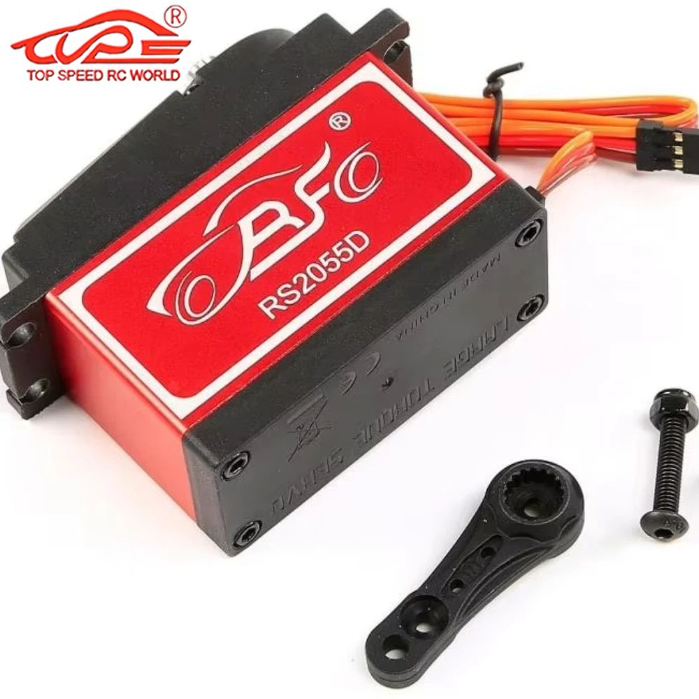 Ingranaggio in metallo da 55 kg con servo braccio timone a doppia faccia per 1/5 HPI ROVAN KM Baja LOSI 5IVE-T LT X2 REDCAT CAR