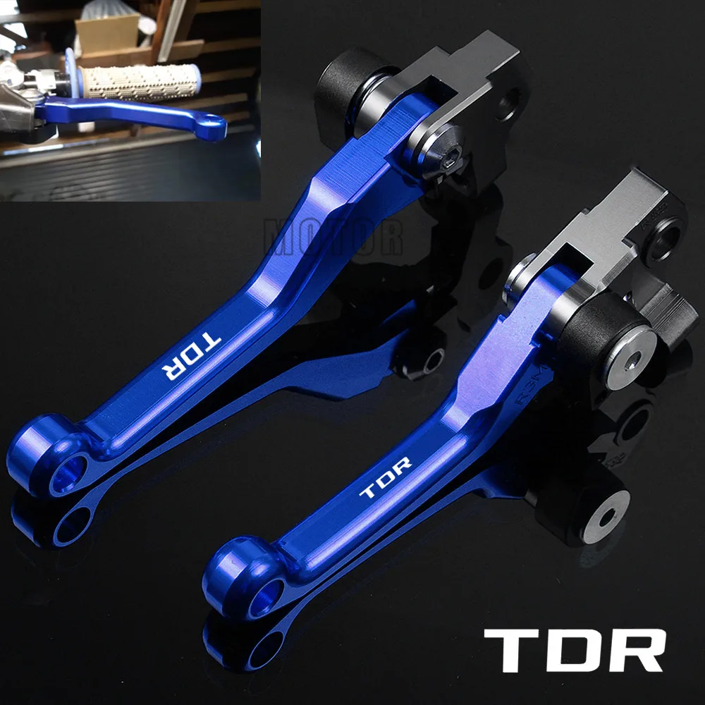 For Yamaha TDR125 91-02 TDR240/TDR250 88-90 TDR 125/240/250 CNC Aluminum Motorcycle DirtBike Motocross Pivot Brake Clutch Levers