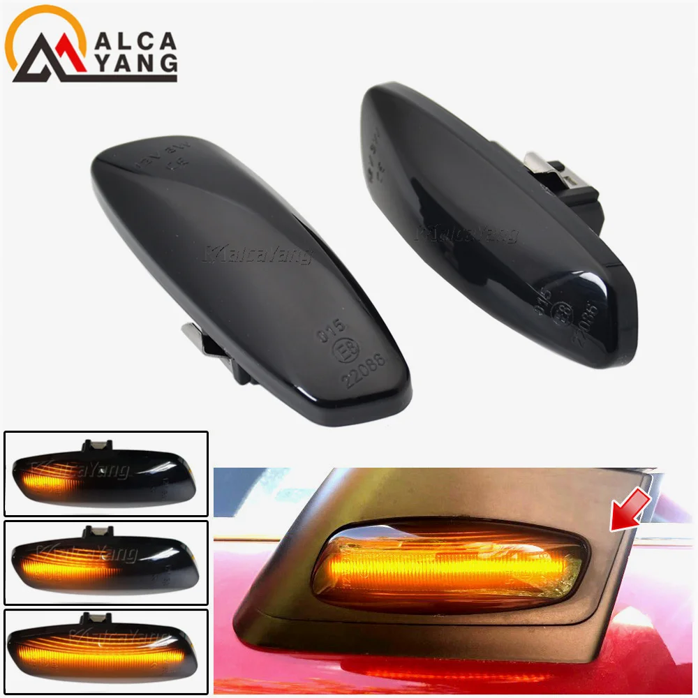 Dynamic LED Side Marker Light Signal Blinker for Citroen C4 Coupe Picasso C3 C5 X7 DS3 DS4 Peugeot 207 308 3008 5008 RCZ Partner