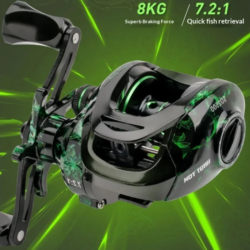 HAUT TON Baitcasting Reel Anti Backlash Metal Long Casting SDP 2500 7 2 To 1 Gear Ratio Sea Fishing Lure Bass Fishing Anglers