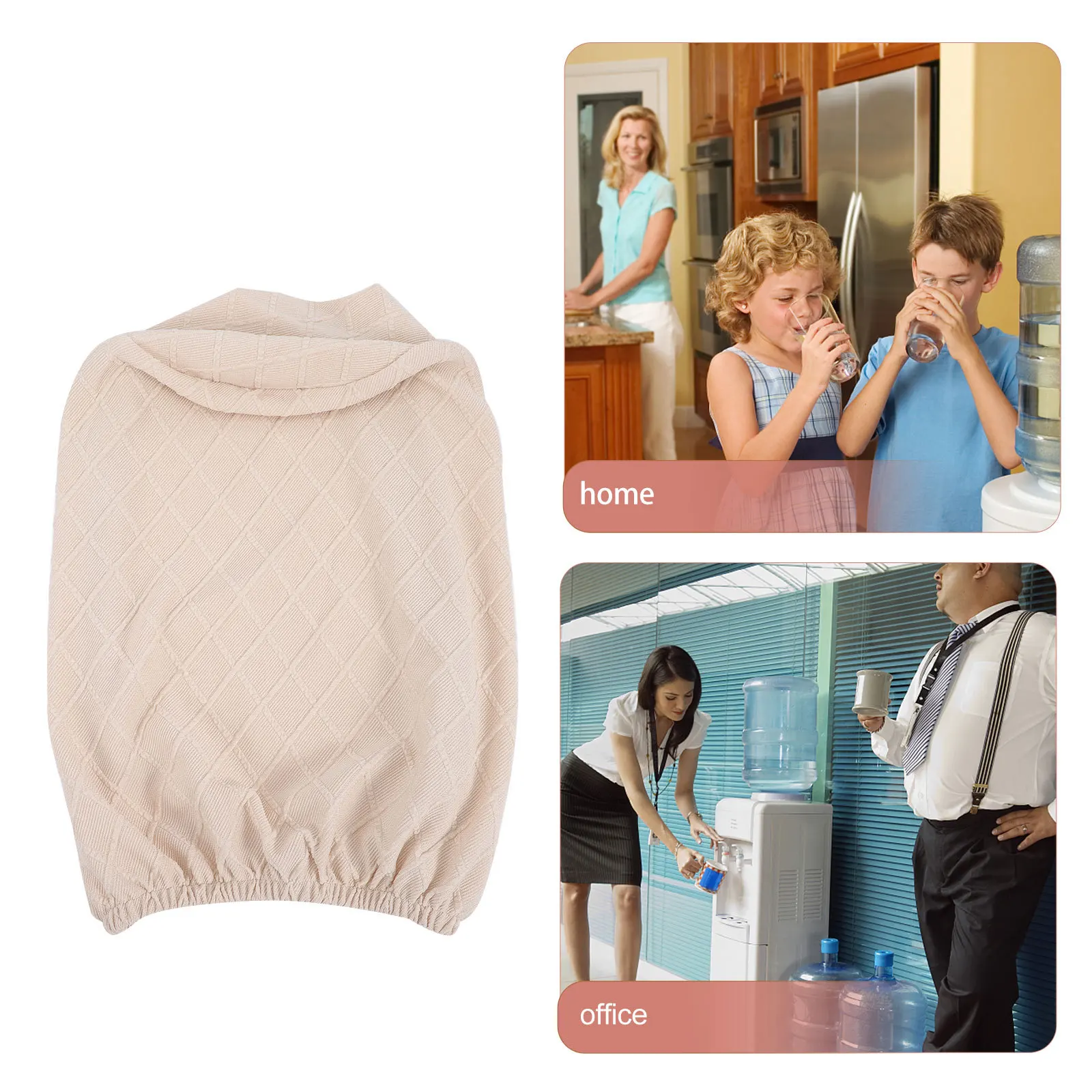 

Water Bucket Cover Elastic Fit For 5 Gallon Jug Protector Dustproof Reusable Washable Sleeve For Home Office Use