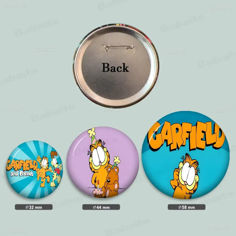 Cute Anime G-Garfields Cat Anime Brooches Cute Cartoon  Badge Jacket Jeans Lapel Pin Gift Accessorie