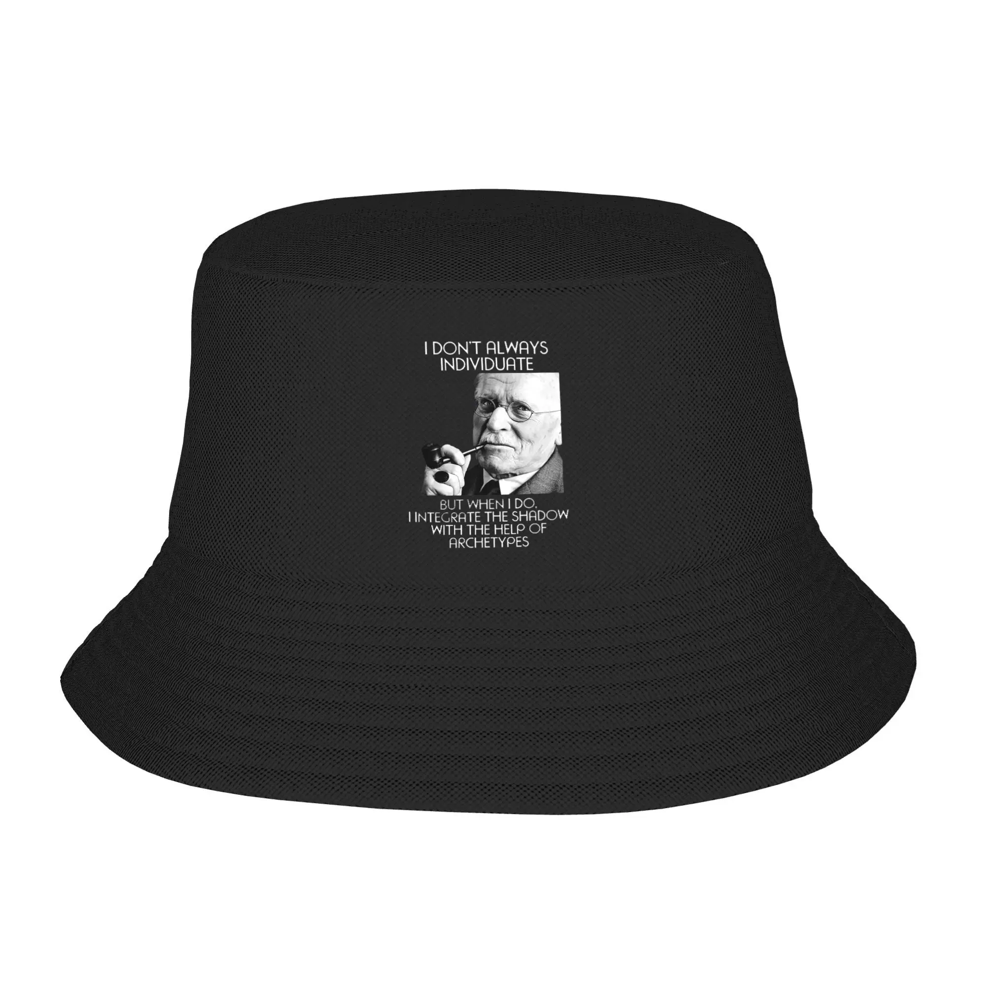 

Carl Jung - Individuate 2 Bucket Hat Panama Bob Hats Outdoor Cool Reversible For Summer Beach Fishing Unisex Fisherman Caps