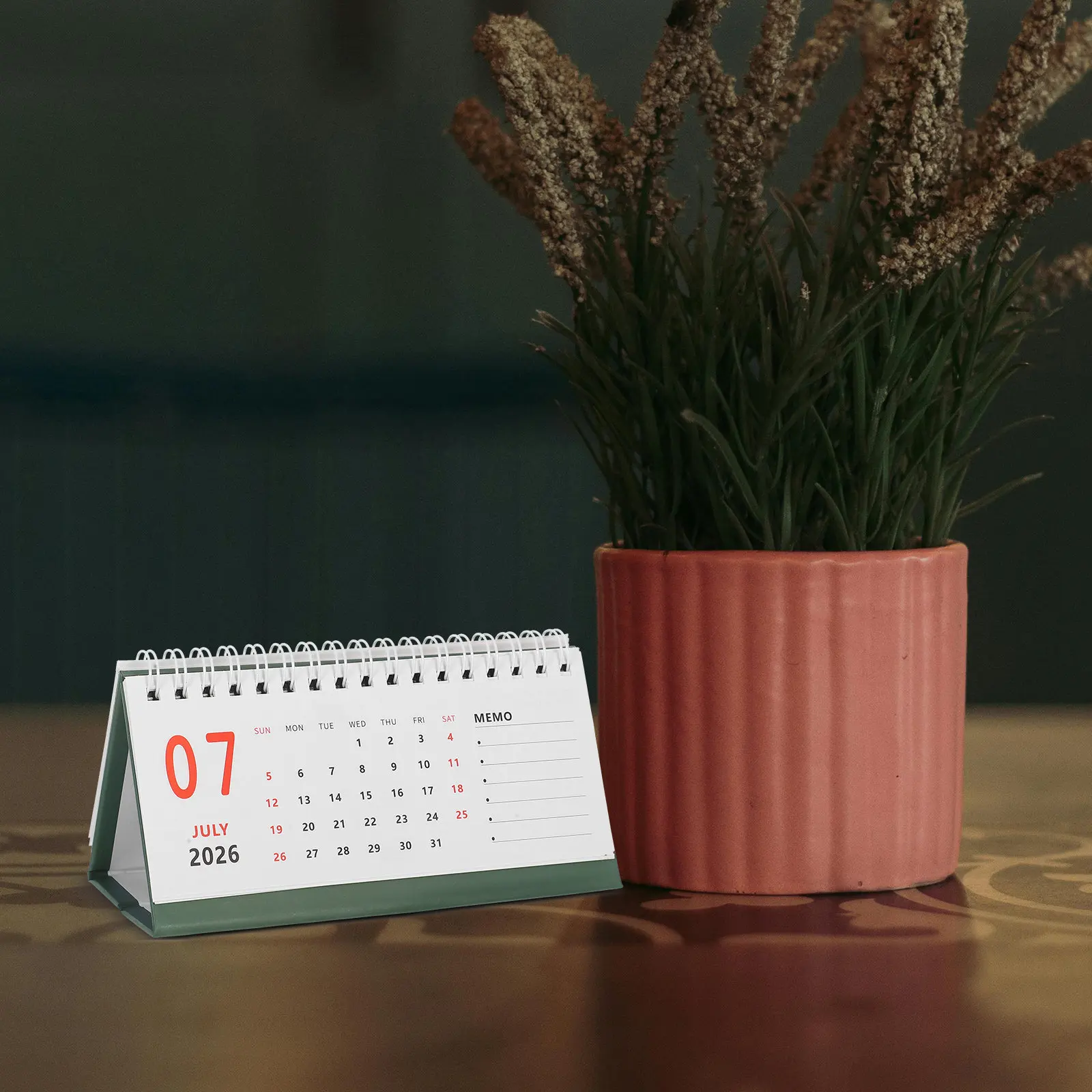 

Настольный перекидной календарь 2025-2026: Мини-планировщик для дома и офиса, компактный, экономит место, с указанием даты и месяца