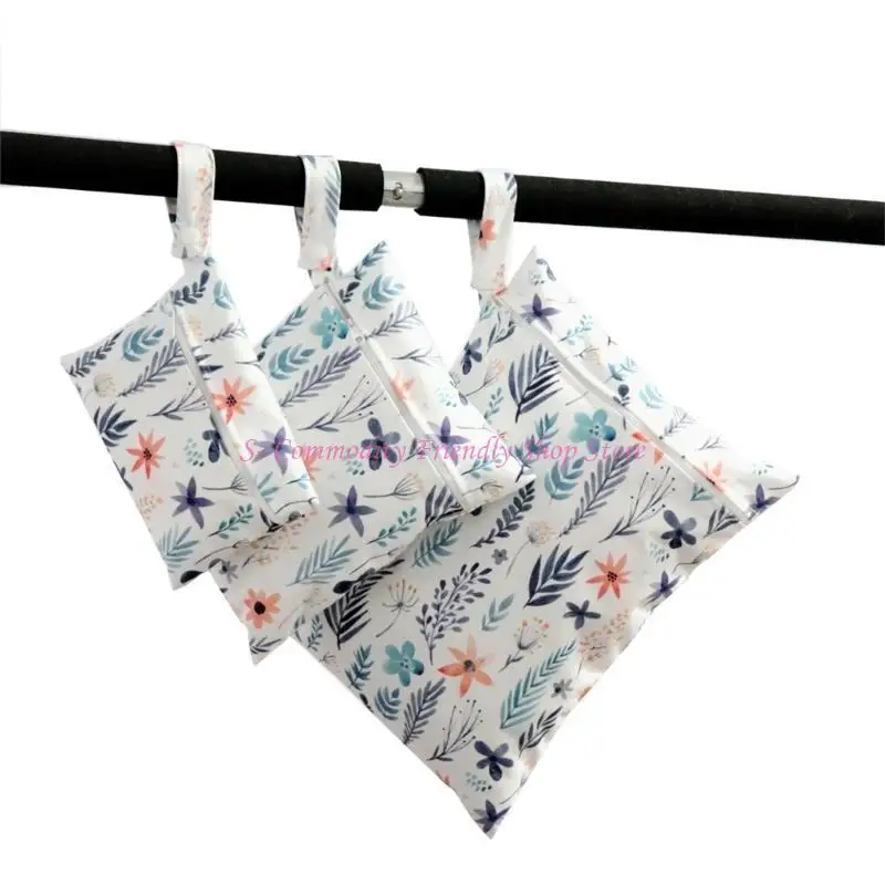 85AE Borse umide sospese Borsa per pannolini da viaggio riutilizzabile Tasca sospesa multifunzionale Borsa portaoggetti per