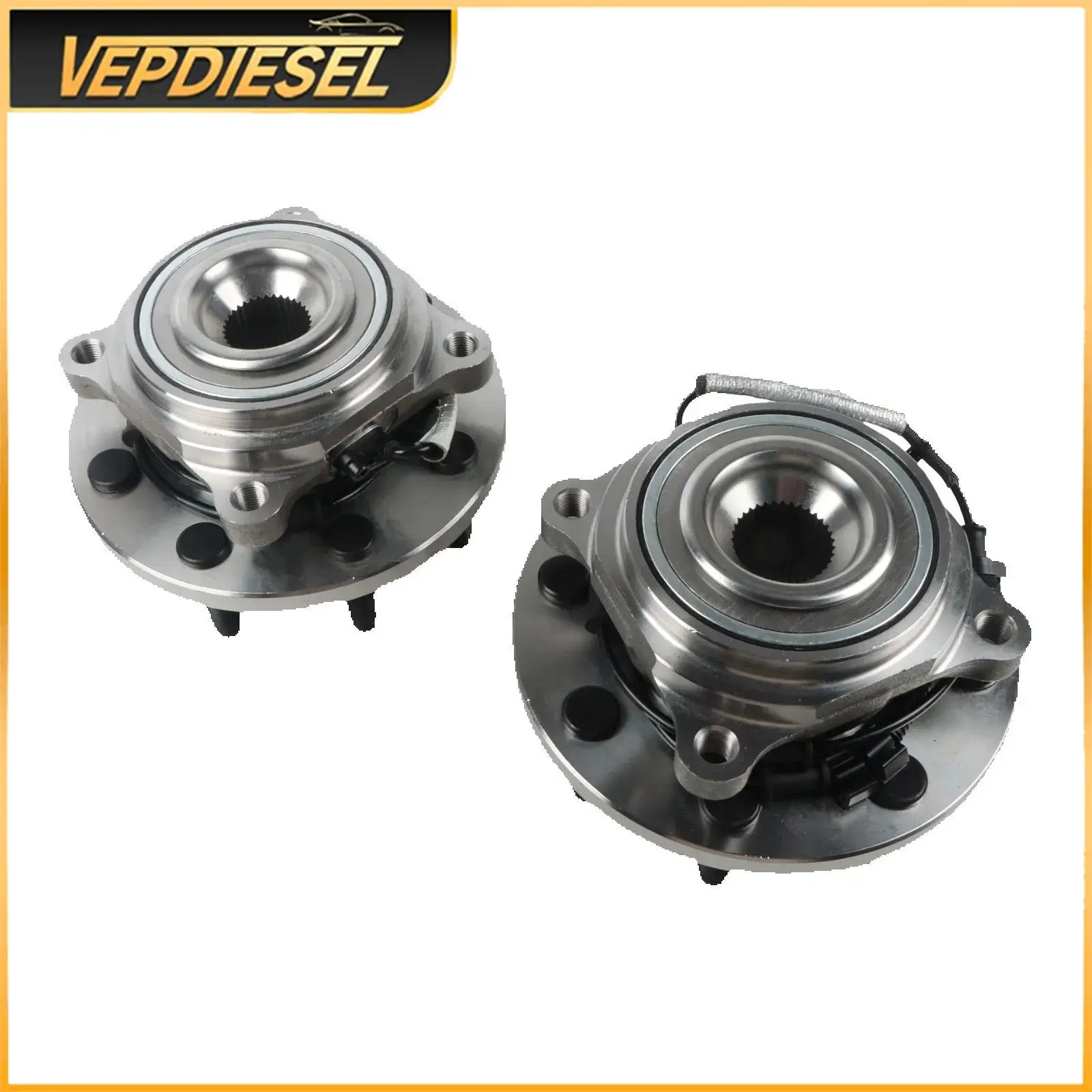 

515162 Wheel Hub Bearing Assembly 2pcs for Ram 2500 3500 2013-2018 8 Lug