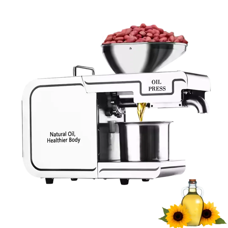 304 Stainless Steel Cold Oil Pressing Machine New Condition Oil Extractor for Sesame Soybean Oil