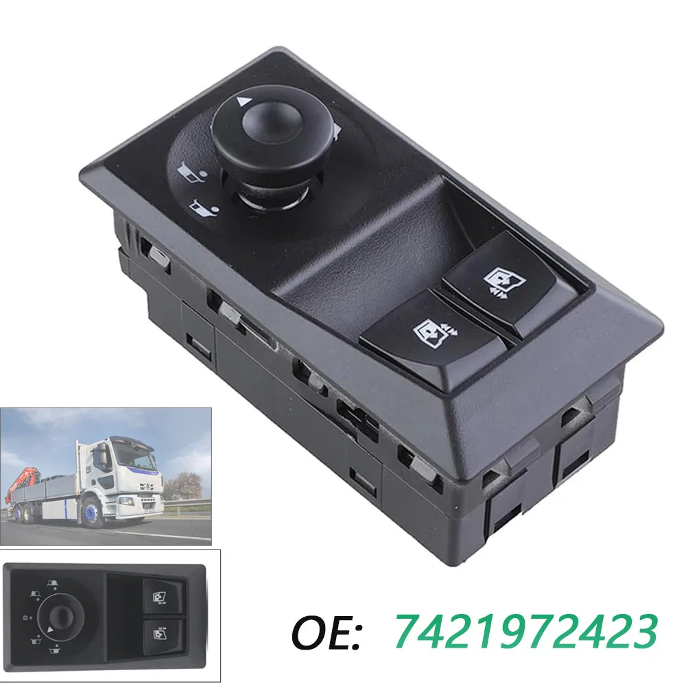 

For Renault Trucks 24V Door Panel Control Button Power Master Window Switch Replacement Part 7421972423 7423391509 44T404901