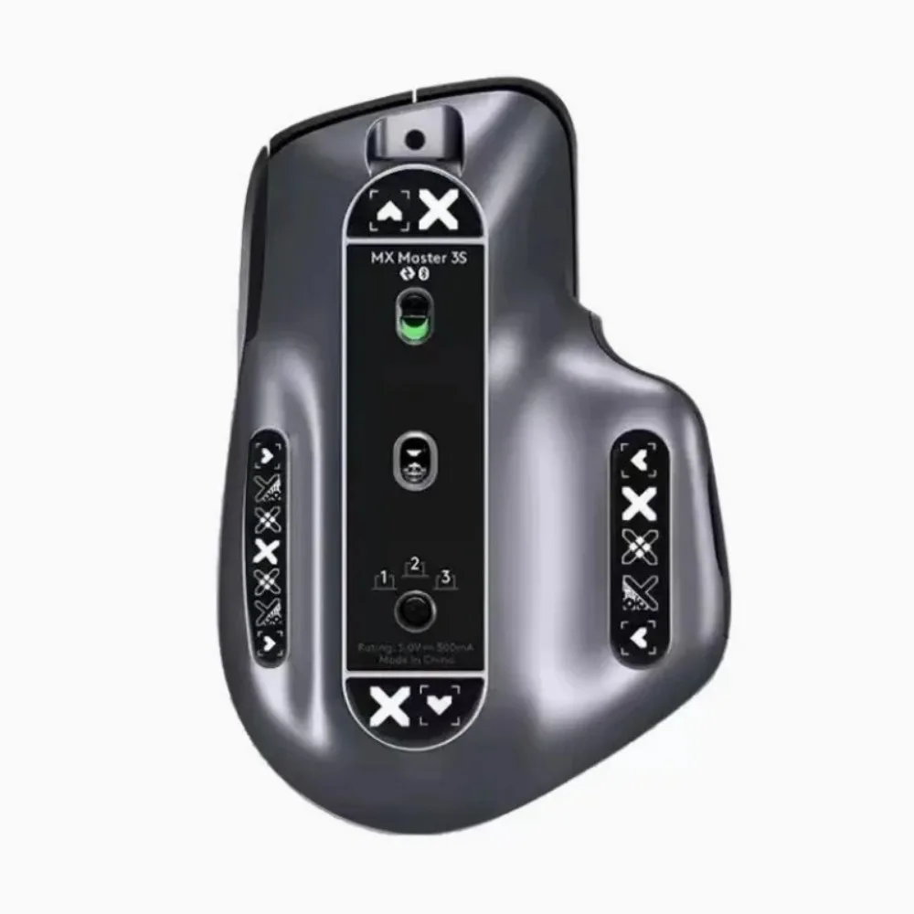 Glass Mouse Skates for Logitech MX Master 3/3s Mouse Feet Pads Smooth Durable Slim 2.5D Curved Edge Mouse Accessories