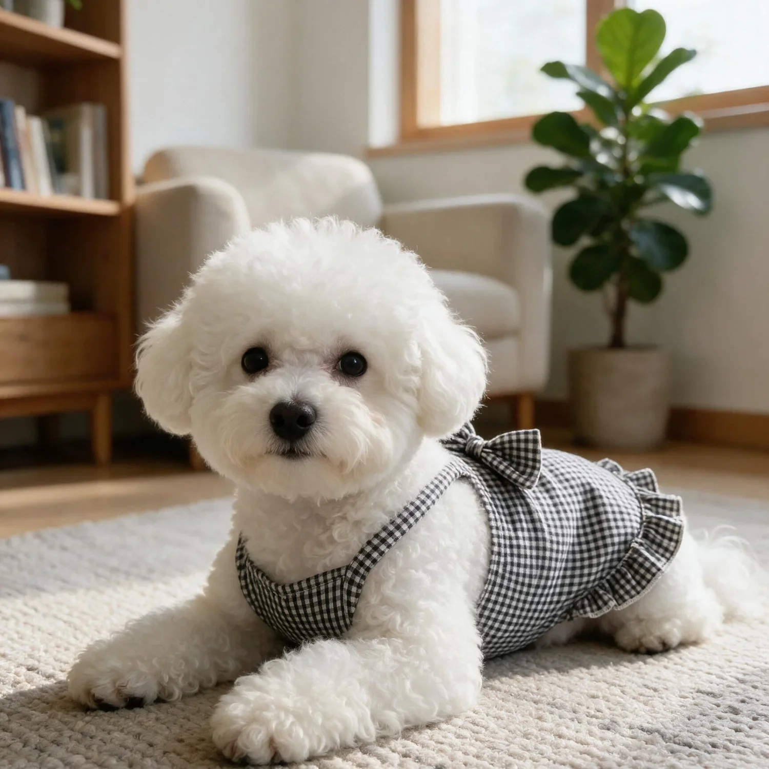 1 Stück Sommer-Haustierkleidung für kleine Hunde, niedliches gerüschtes gestreiftes Hundetanktop, atmungsaktive Welpenweste, süße Rüschen-Hundebekleidung – Detail 15
