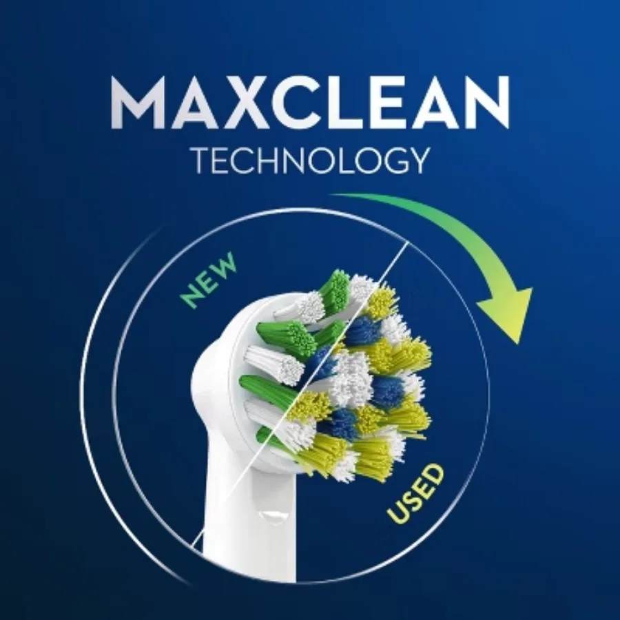 Сменные насадки для электрических зубных щеток, специальная щетина для идеального покрытия и очистки каждые зубы