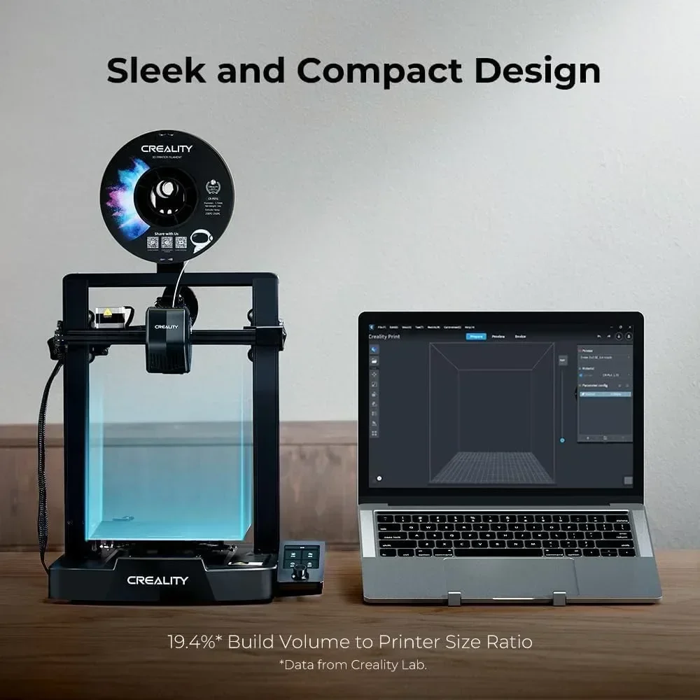 طابعة Creality Ender 3 V3 SE ثلاثية الأبعاد 250 مم/ثانية CR Touch Auto Leveling Sprite Extruder Dual Z-Axis & Y-Axis Auto Filament Loading