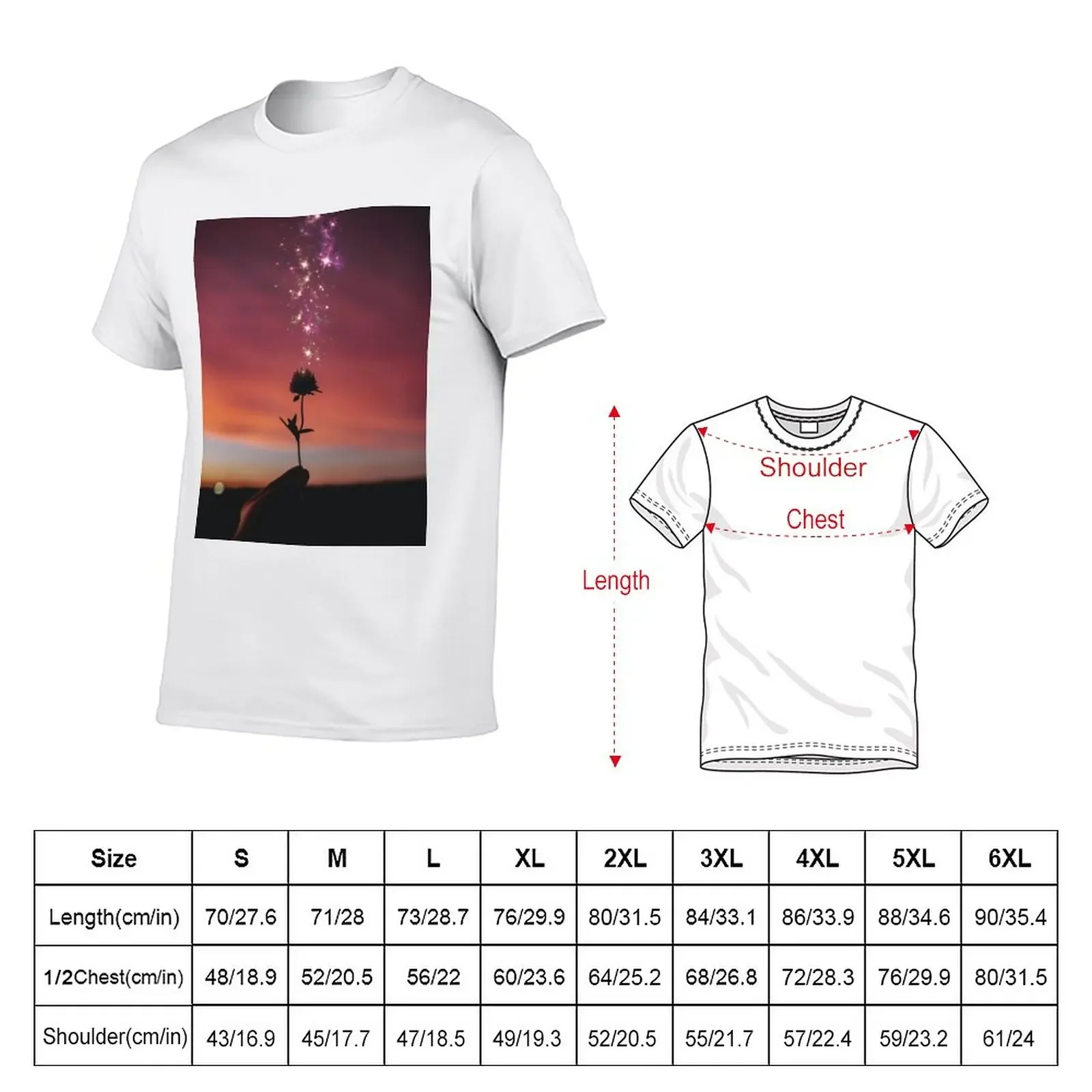 Rose at Sunset T-Shirt quick-drying plain designer t shirt men