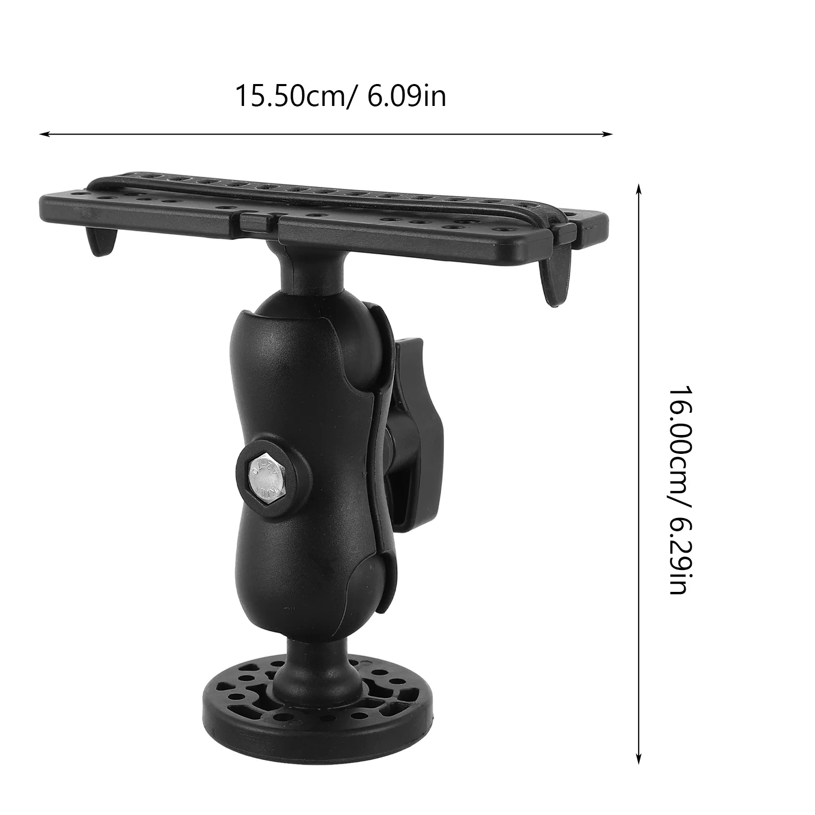 1 セットのフィッシュマウントプレミアム ABS 素材ユニバーサルカヤックボートホルダータブレット用回転耐摩耗性多機能