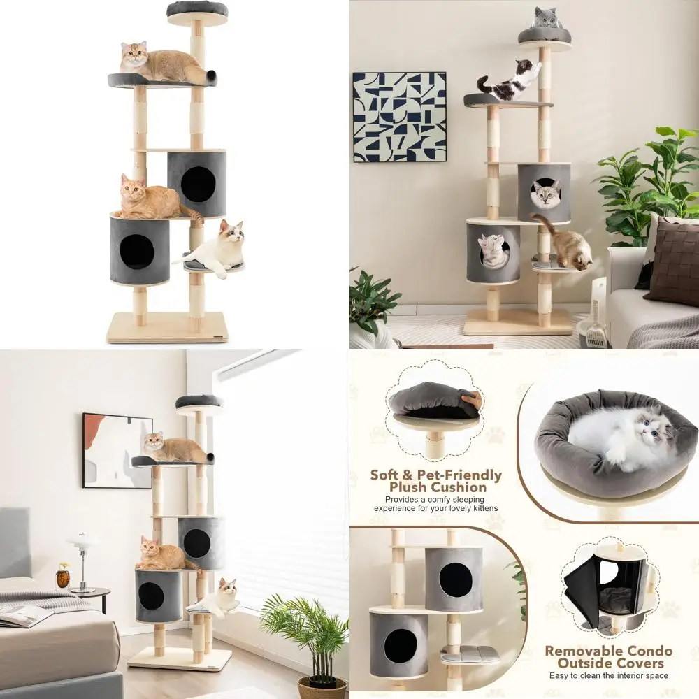 Rak Buku Walnut Berlapis Lebar 72 Inci dengan Rak Penyimpanan untuk Kantor Rumah atau Ruang Tamu