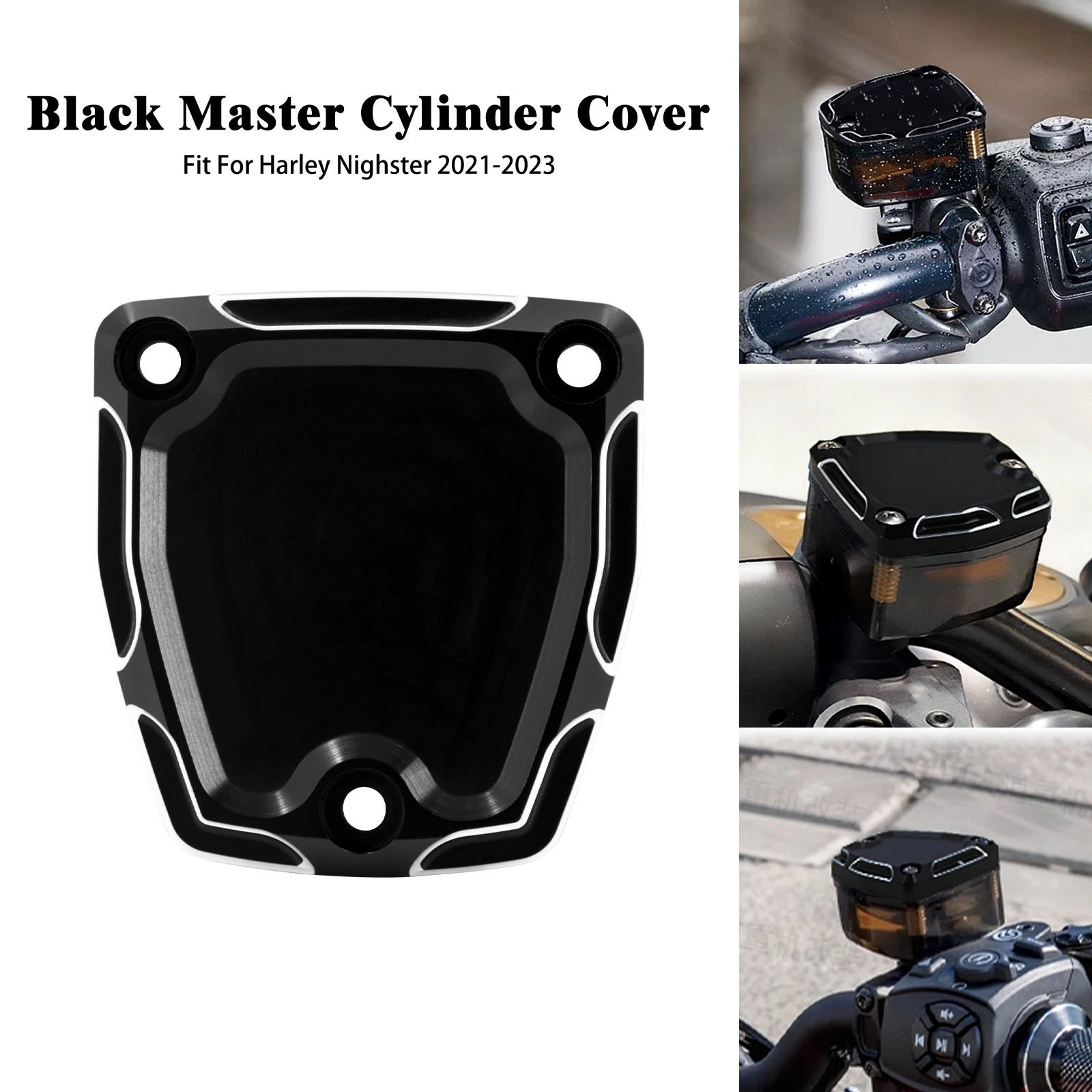 Motorcycle Front Brake Reservoir Master Cylinder Cover Accessories Aluminum For Harley Nightster Special RH975S RH975 2021-Up