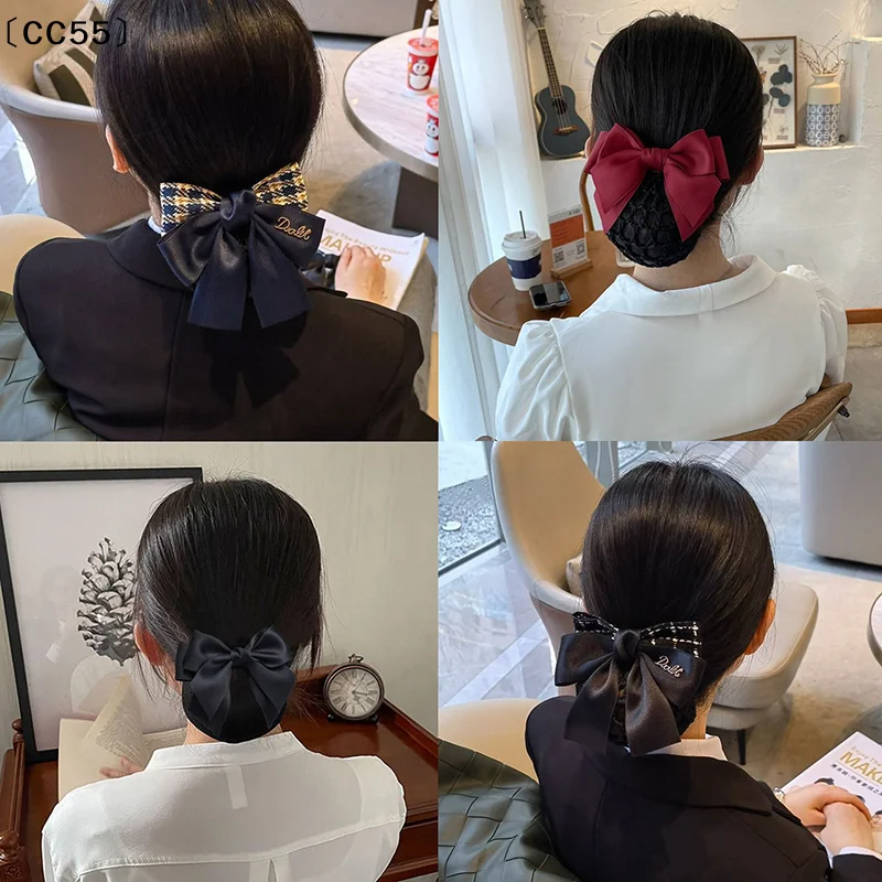 Accessoires de poche pour casquette de travail d'infirmière professionnelle et d'hôtesse de l'air, nœud élégant pour cheveux, épingle à cheveux de travail〔CC55〕