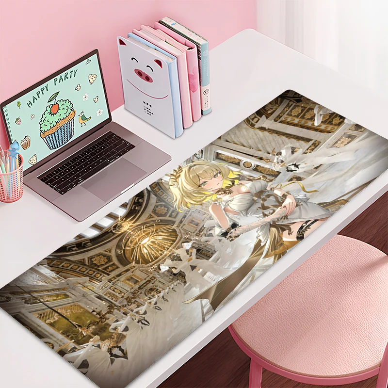 

Large Mouse pad Honkai: Star Rail Aglaea game player keyboard pad non-slip office study desk mat floor mat coaster game Mousepad