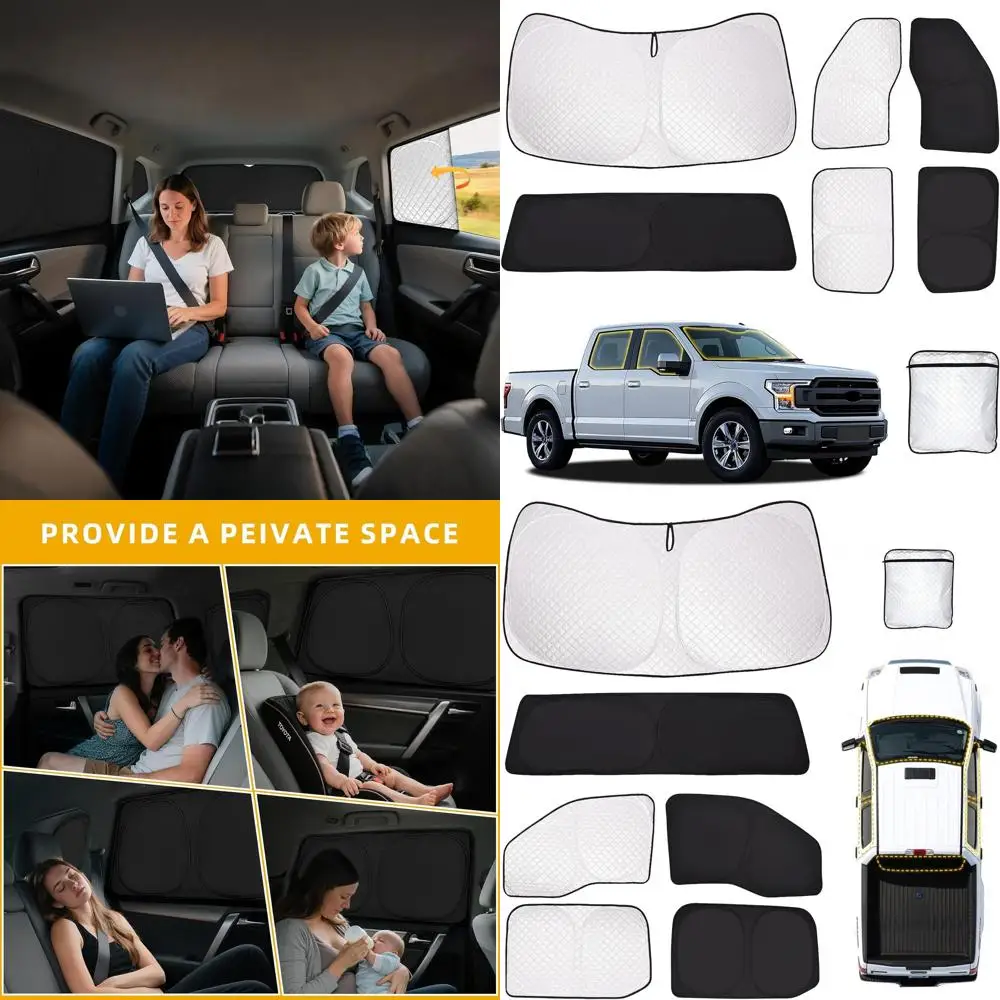 

Автомобильные оконные шторы на заказ для моделей 2021-2024 гг. — 100% защита от ультрафиолета, блокировка тепла, конфиденциальная крышка для кемпинга, сна, парковки