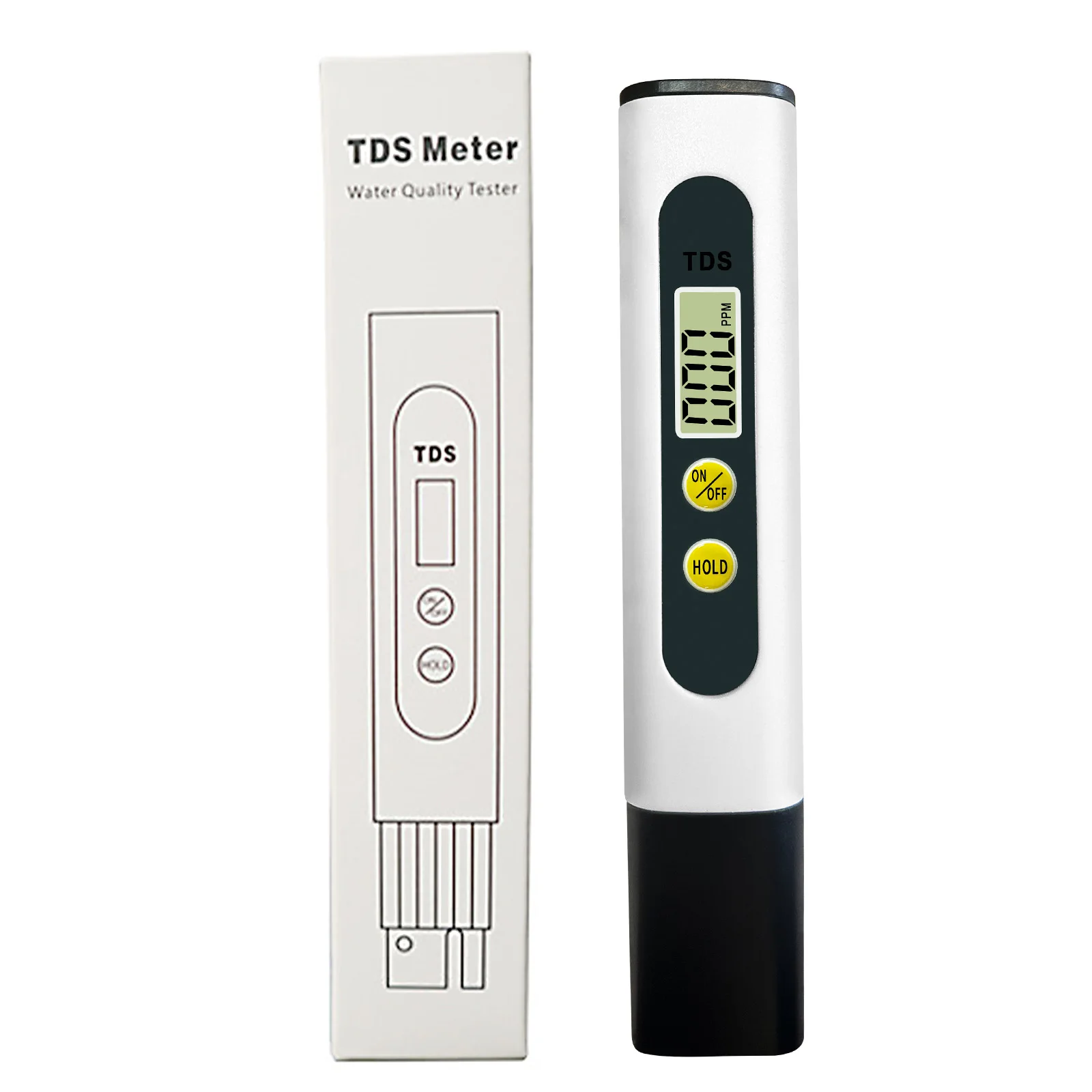 

Veinasa XS-TDS-M2 Laboratory pH Meter for Swimming Pool Maintenance LCD Display LR44 Battery 0.1pH Accuracy 1 Year Warranty