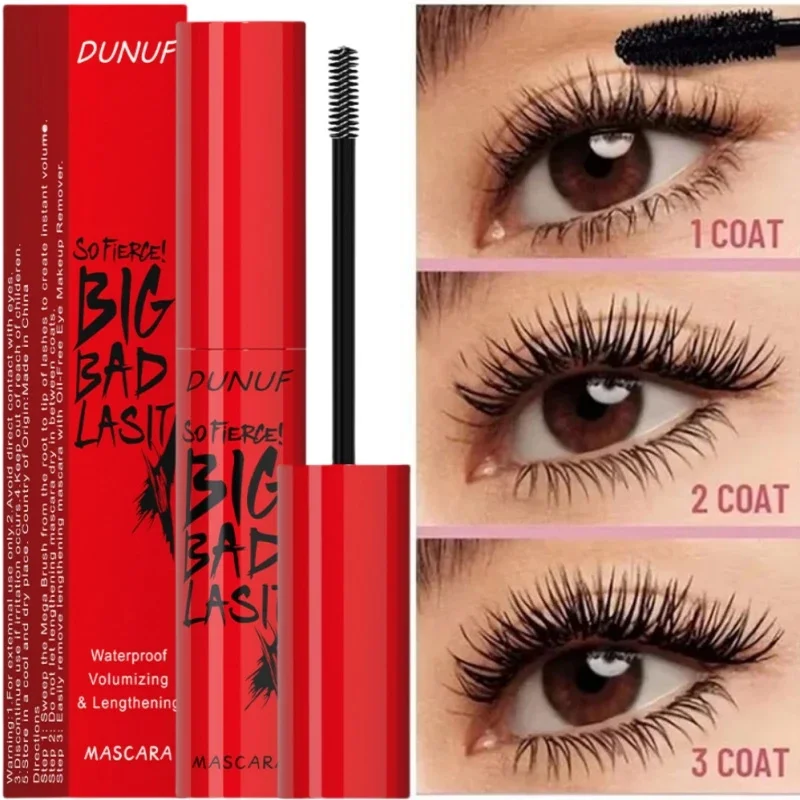 5D Waterdichte Mascara Wimpers Verlenging Langdurige Zijdeachtige Lash Zwarte Wimpers Extension Make Up Schoonheid Oog Koreaanse Cosmetische