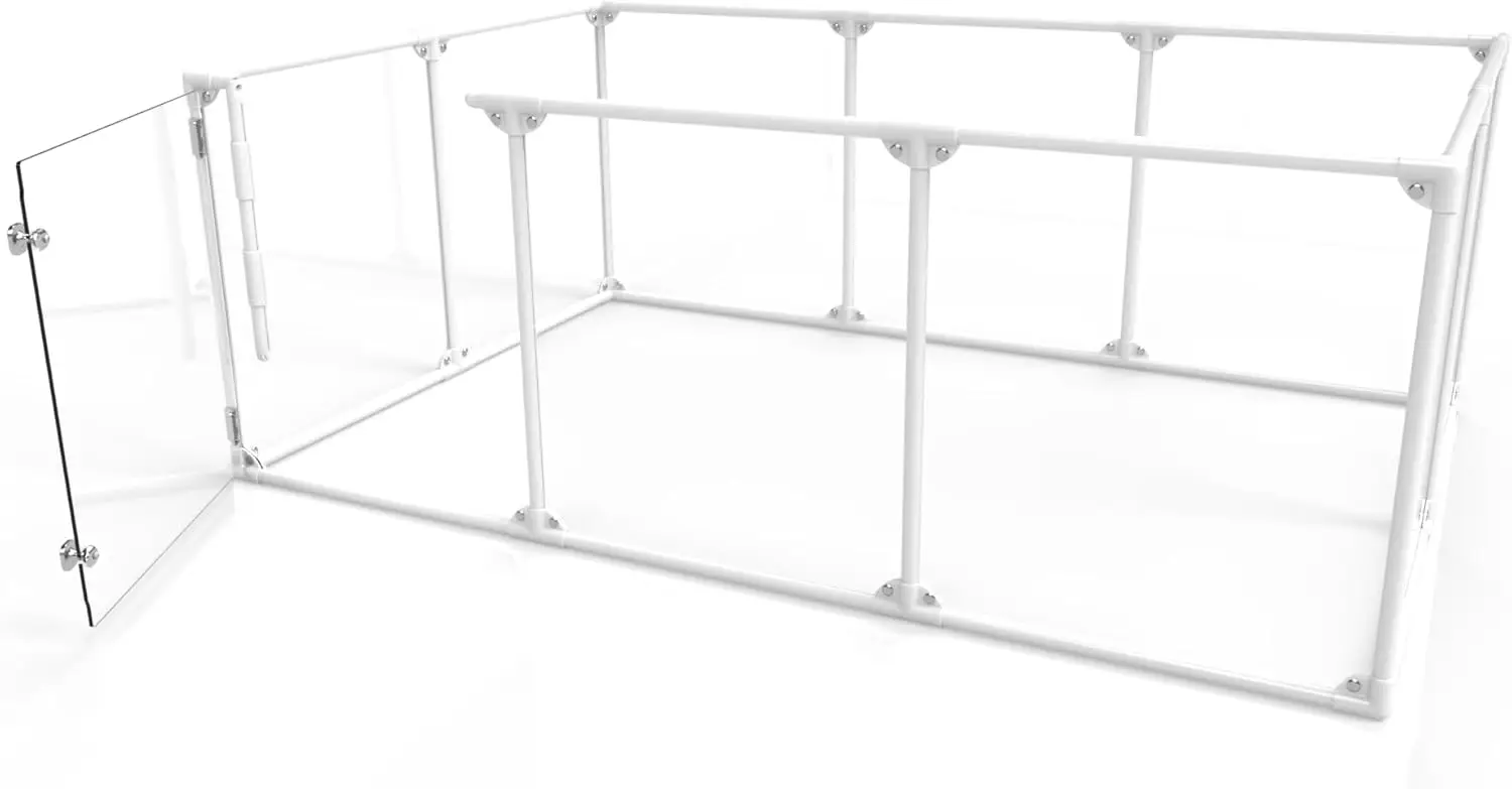 "Lange Grote Lucidium Pet Pen, Wit