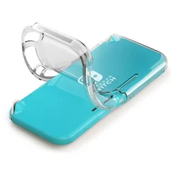 Suitable for Nintendo Switch Lite crystal transparent TPU outer shell grip case, suitable for Nintendo Switch Lite outer shell